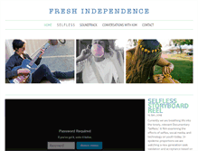 Tablet Screenshot of freshindependence.com